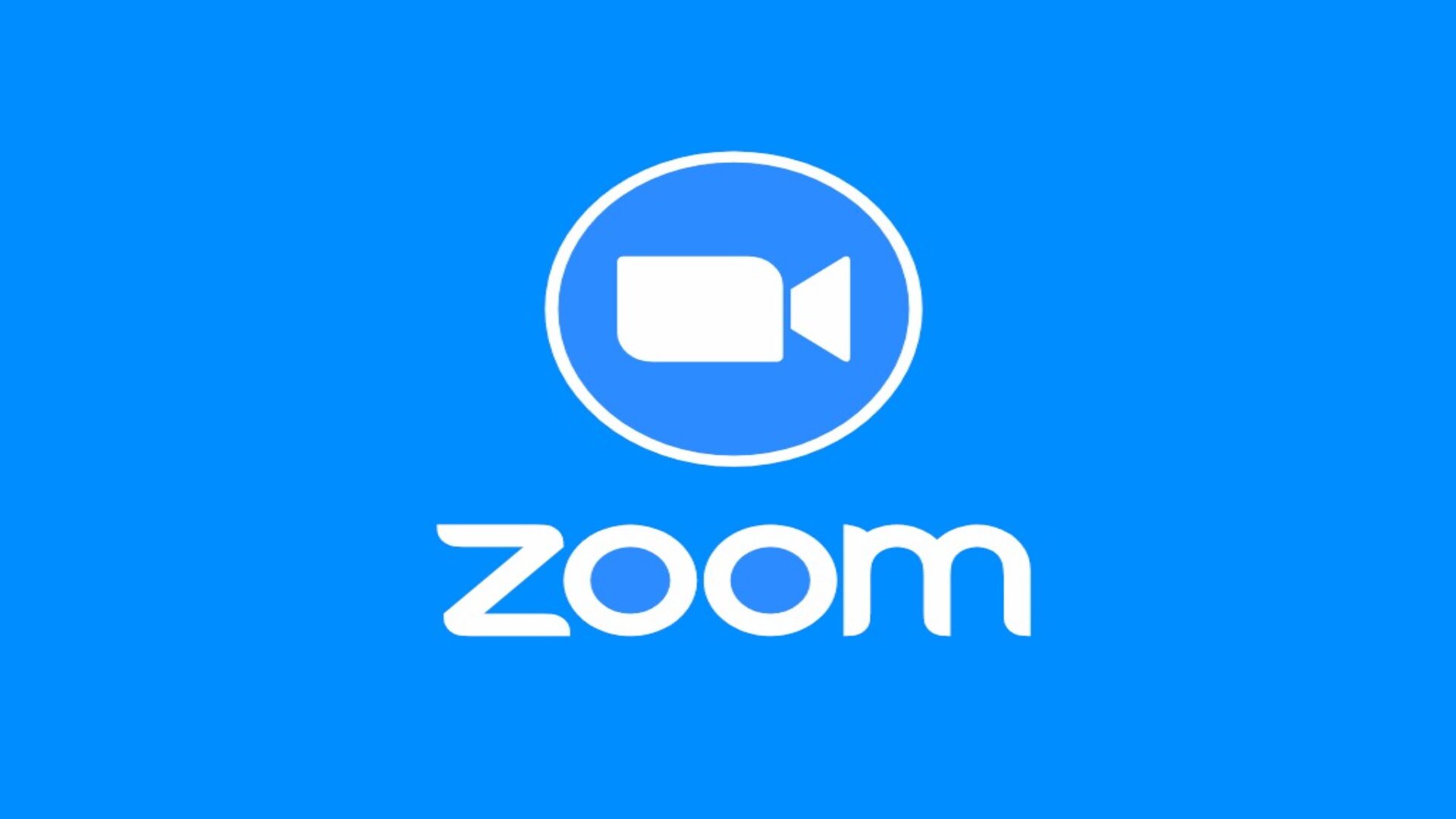 An illustration and icon of zoom meeting